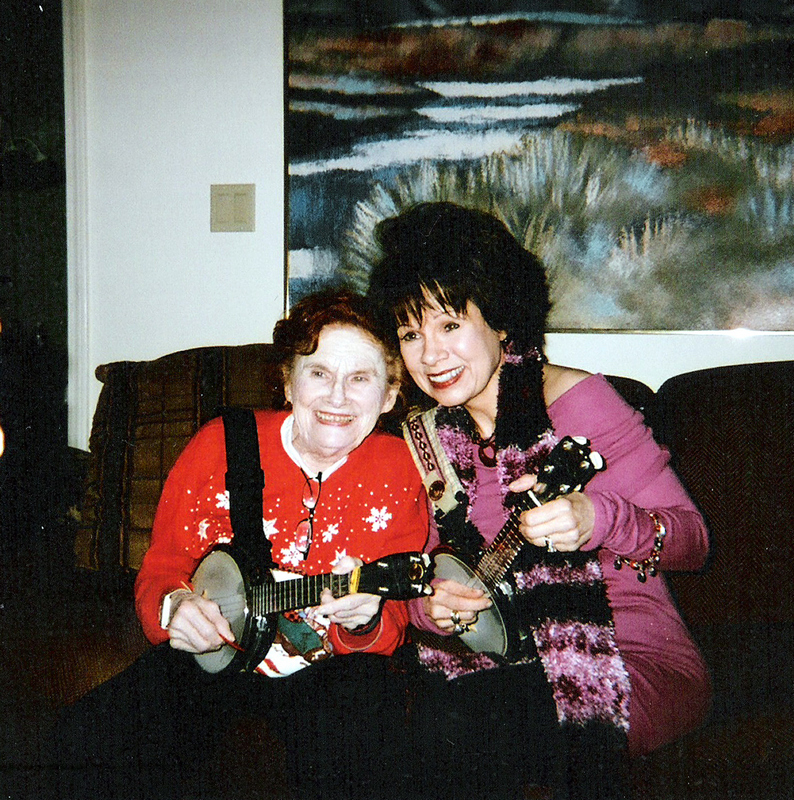 Miss Lillan and Mama Hen